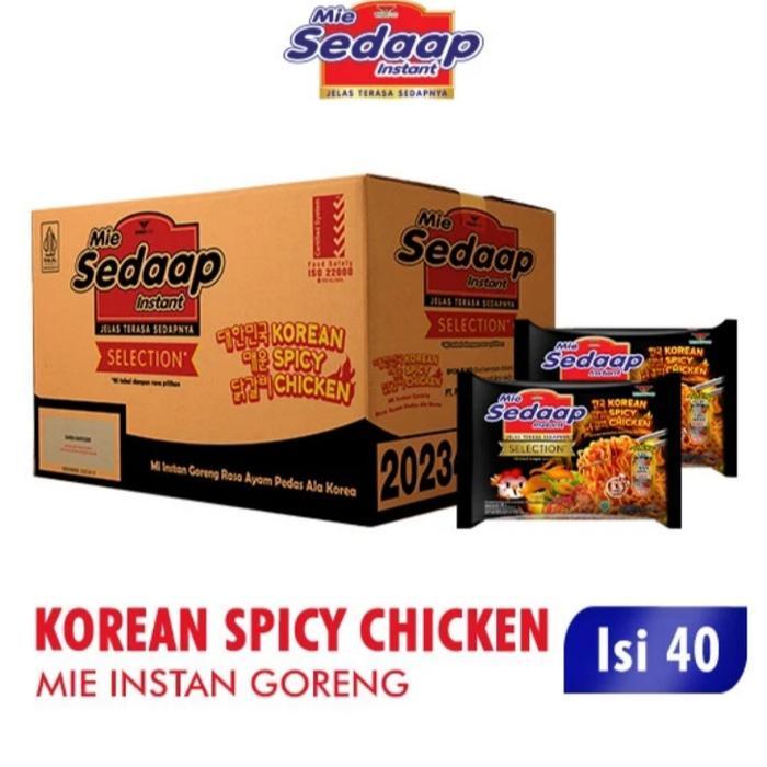 

Mie Sedaap Selection Mie Instan Korean Spicy Chicken 87 Gr 1 Karton