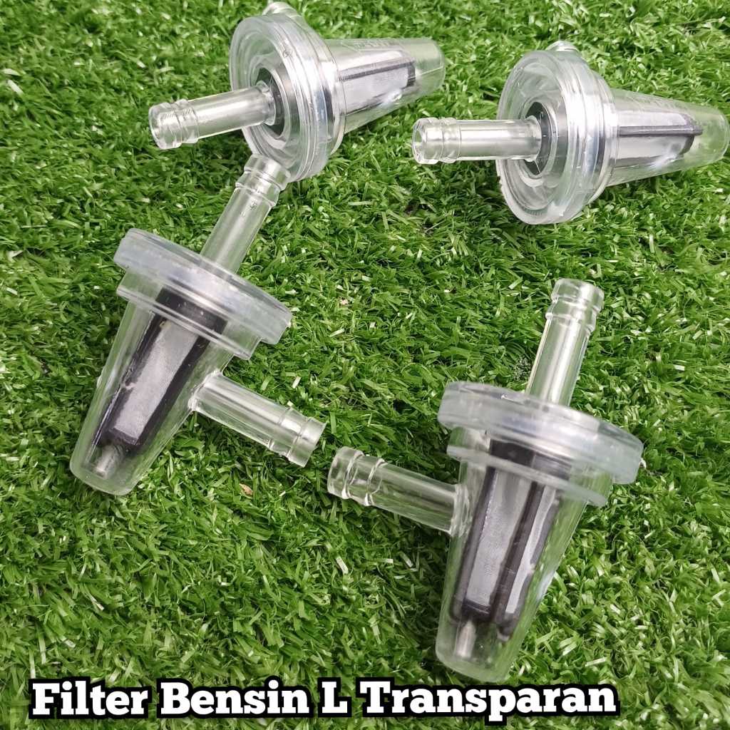 Filter Bensin Transparan Model L Universal Semua motor