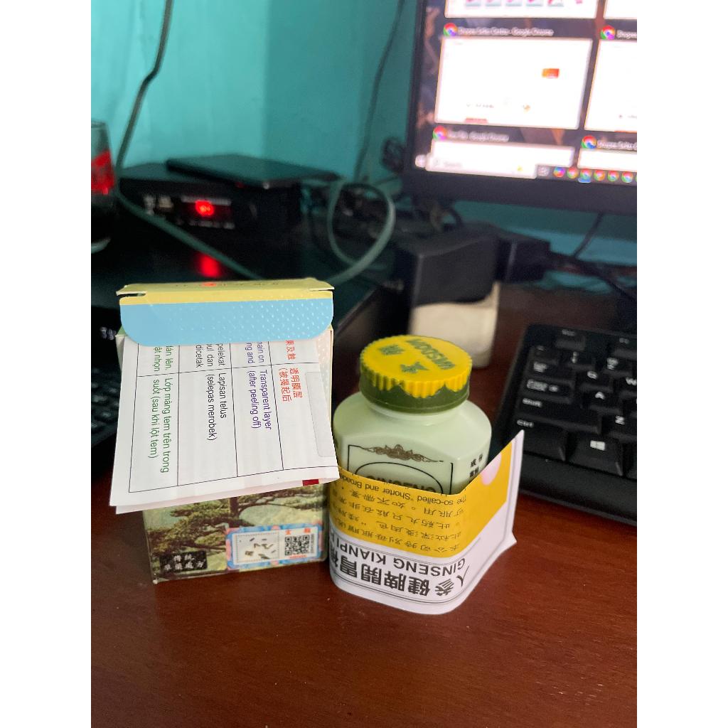 

BEBAS ONGKIR~ASLI ORIGINAL!!!! TERBARU !! KI anpi~ GINGSENG PENGGEMUK KAPSUMA KIAN PI PIL #kianpi #kianpioriginal#kianpiherbal apotektutop~