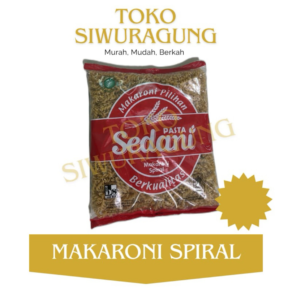 

MAKRONI PASTA SEDANI SPIRAL 1 kg