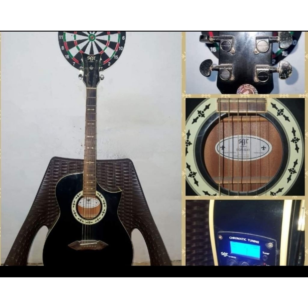 gitar akustik eletrik original SGR-SA1 by schecter