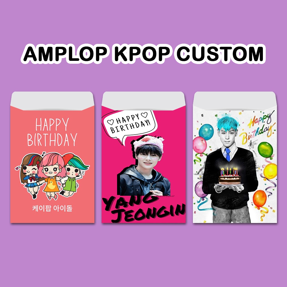 

Amplop Custom KPOP Korea