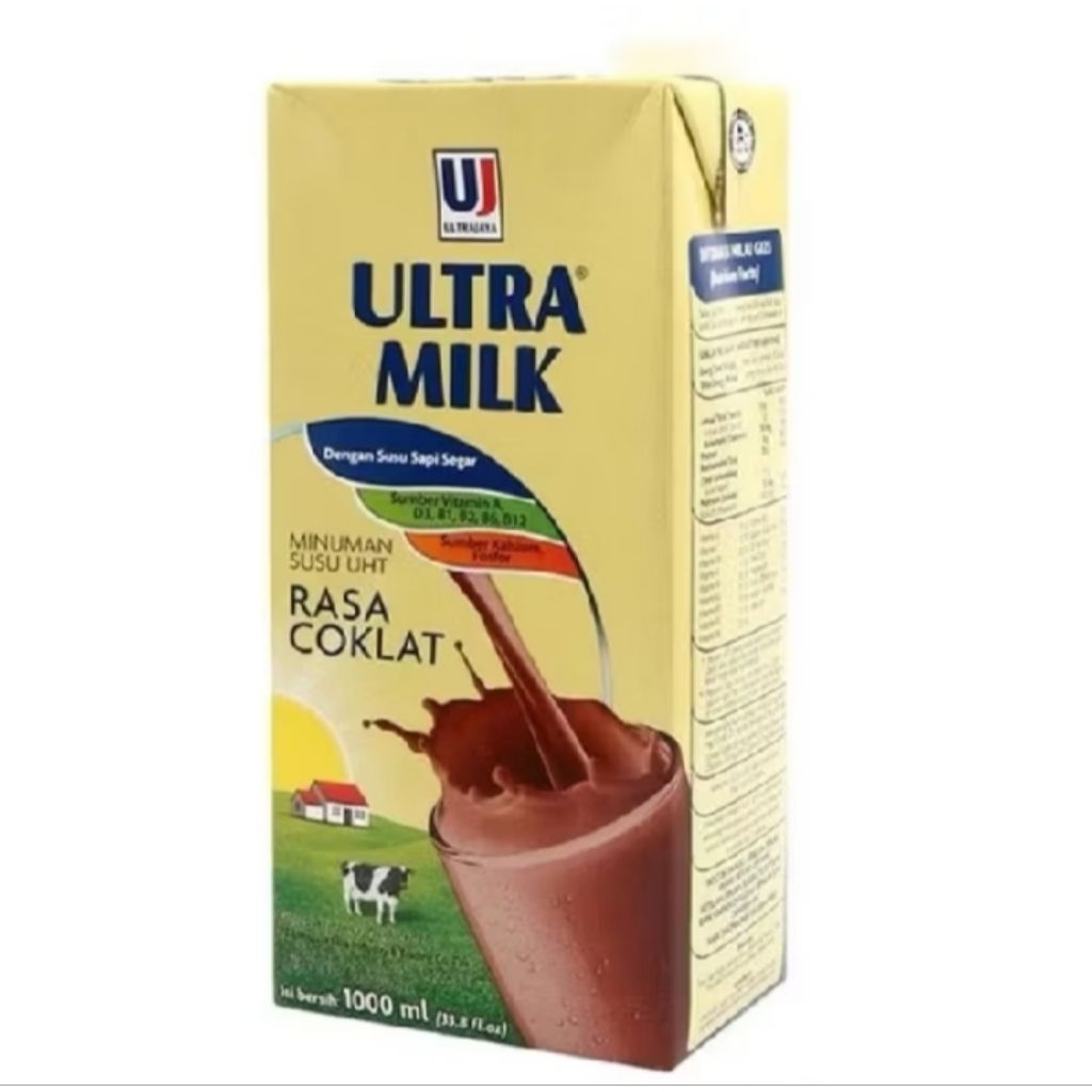 

Susu UHT Ultra Milk coklat 1 liter