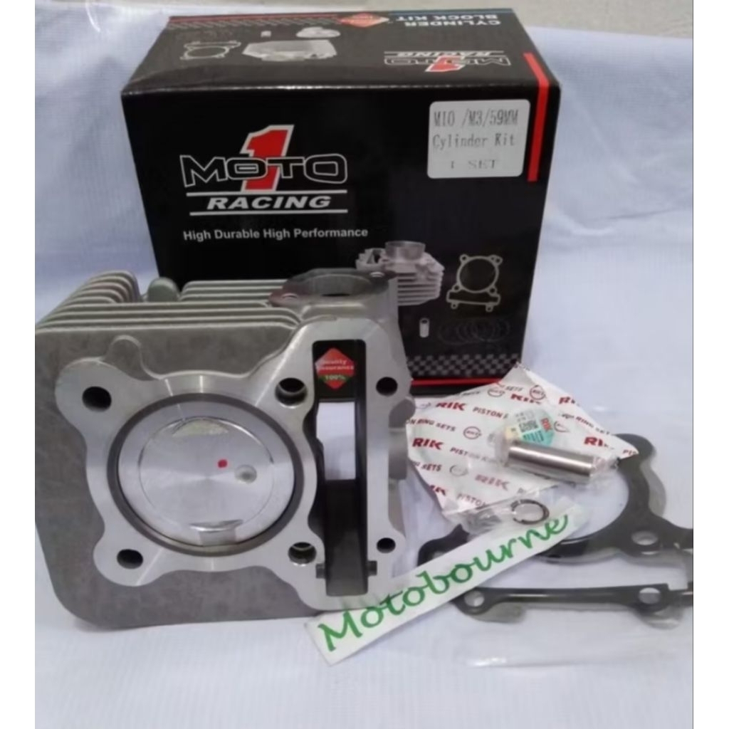 Original BLOK Piston Kit Moto 1 M3 Seher Bore Up 59 mm Mio M3 Xride 125 Soul GT 125 Fino 125 Mio Z M