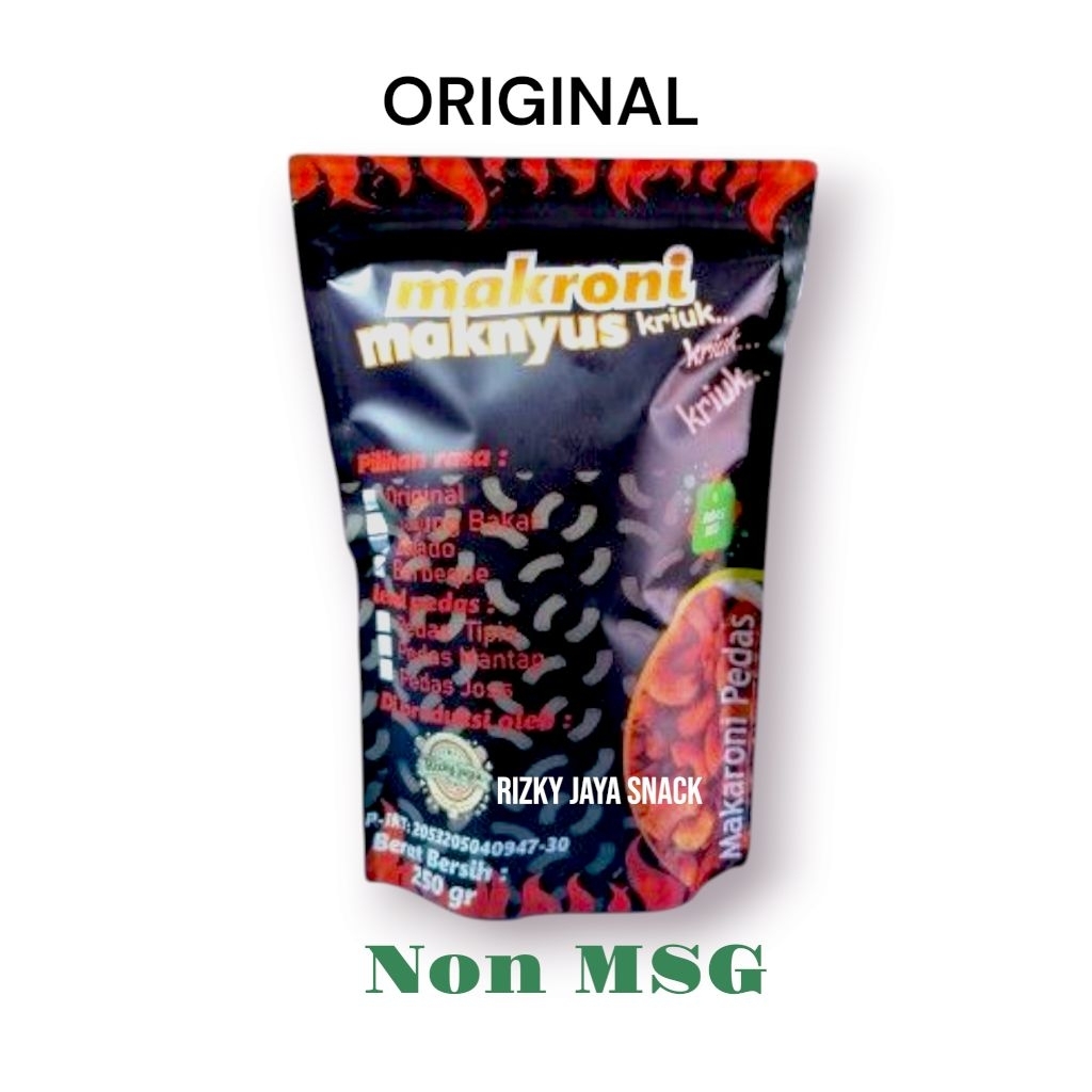 

TIGA RASA MAKRONI MAKYUS MURAH KRIUK KRIUK KRIUK NON MSG