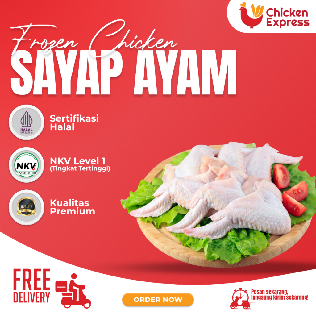 

Sayap Ayam Frozen Premium 500gr | Kirim Cepat, Siap Masak