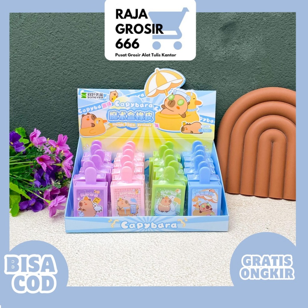 

PENGHAPUS MISTERY ICE CREAM STICK CAPYBARA ER-1909 LUCU IMUT KADO UNIK SOUVERNIR NIKAHAN ULANG TAHUN HAJATAN