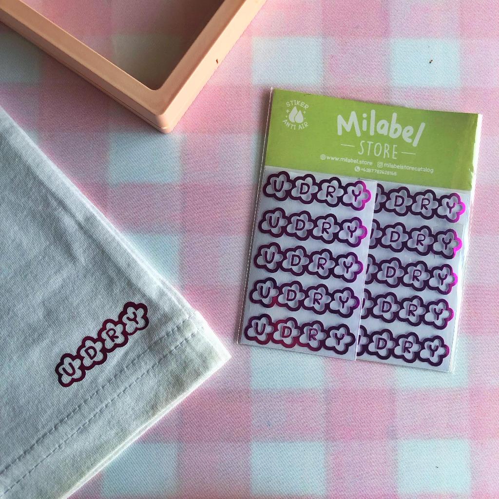 

{ 12 PCS } MILABELSTORE - STIKER LABEL KAIN/BAJU CUTTING KARAKTER ANTI AIR AMAN DI CUCI