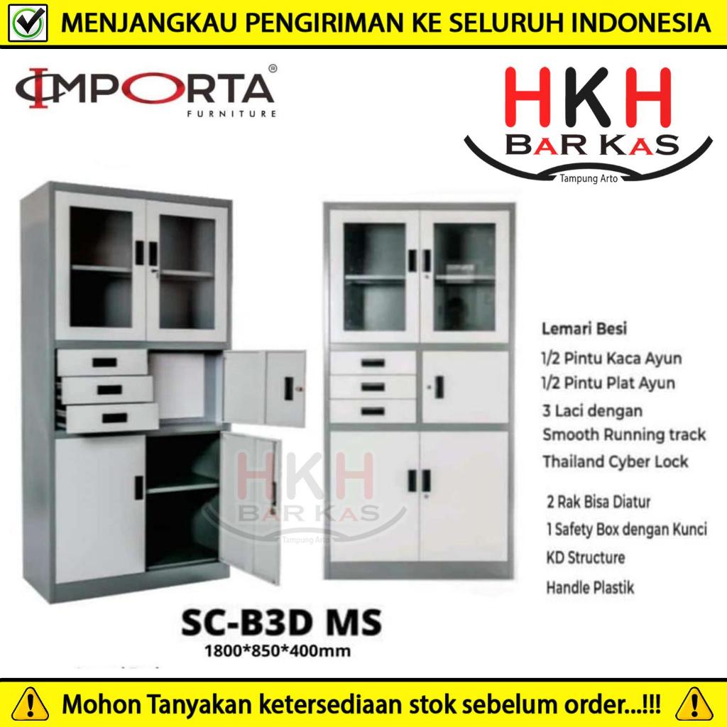 SC B3D MS LEMARI ARSIP IMPORTA / LEMARI KANTOR + SAFETY BOX