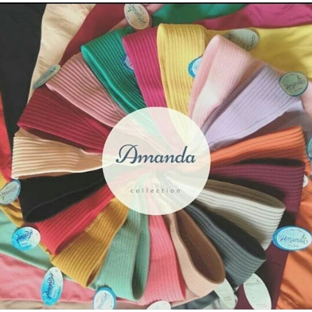 Marisa L bergo instan syari jersey premium ori by amanda hijab