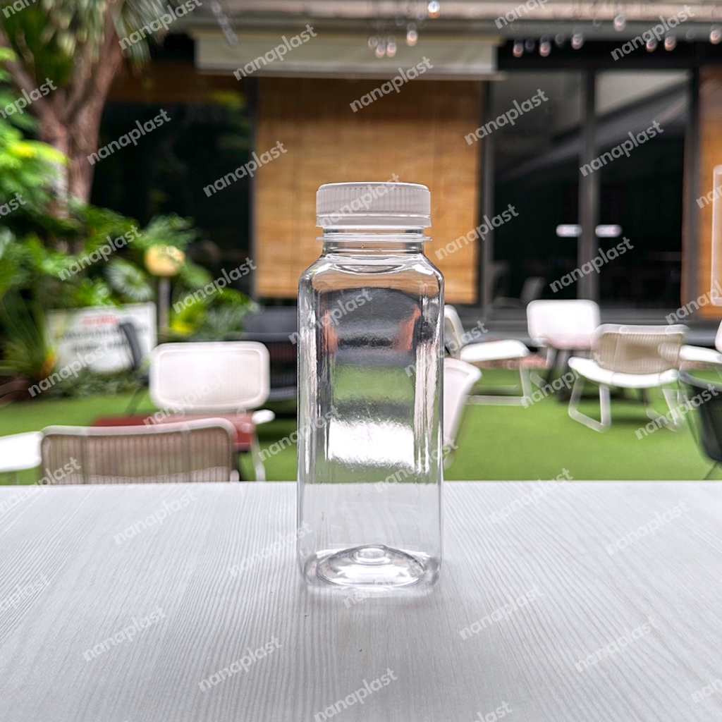 (Ekspedisi) Botol Kale Lemon 250ml - Botol Plastik PET 250ml Tebal