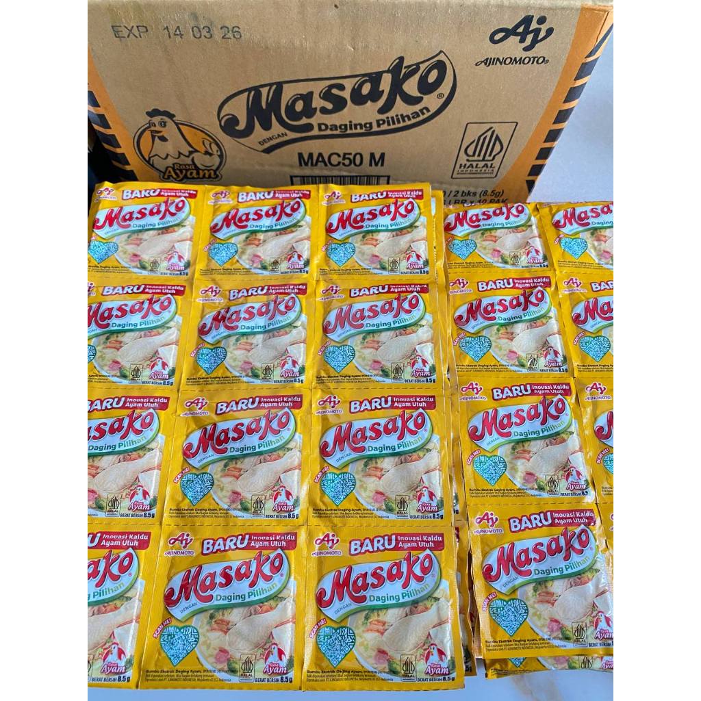 

72 pcs masako ayam 8,5g - Instan Penyedap - Food Lezat
