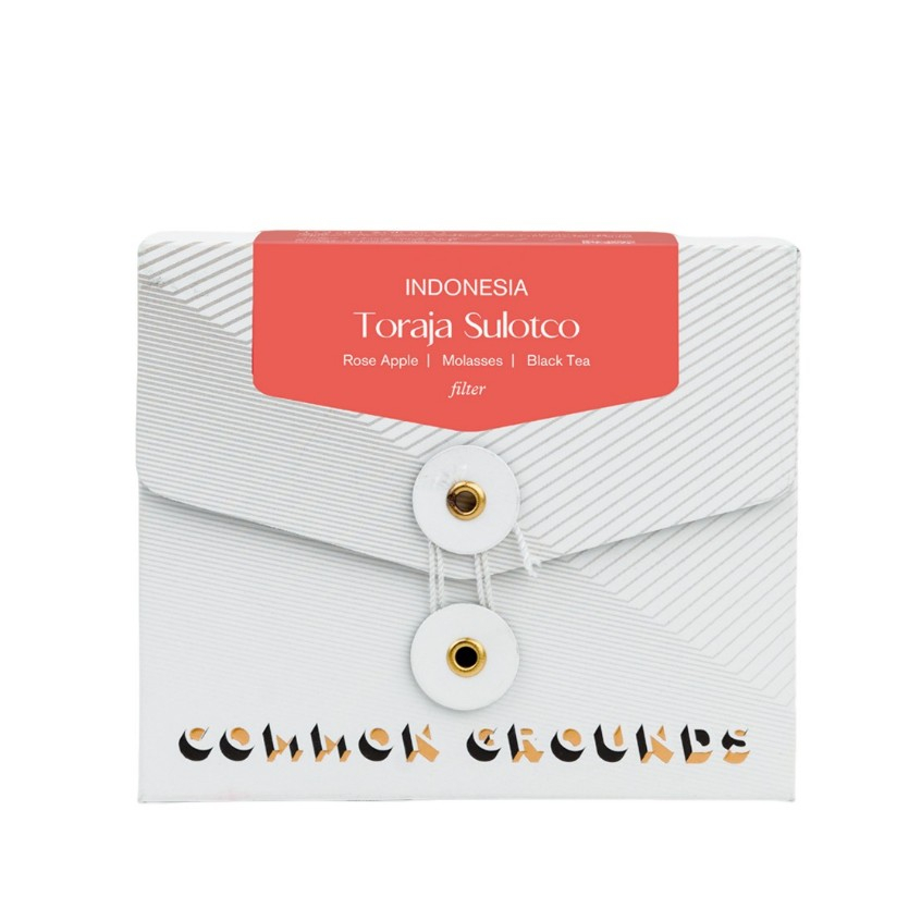 

Common Grounds Single Origin Arabica Coffee: Indonesia Toraja Kalosi 200 GR Coffee Beans / Biji Kopi