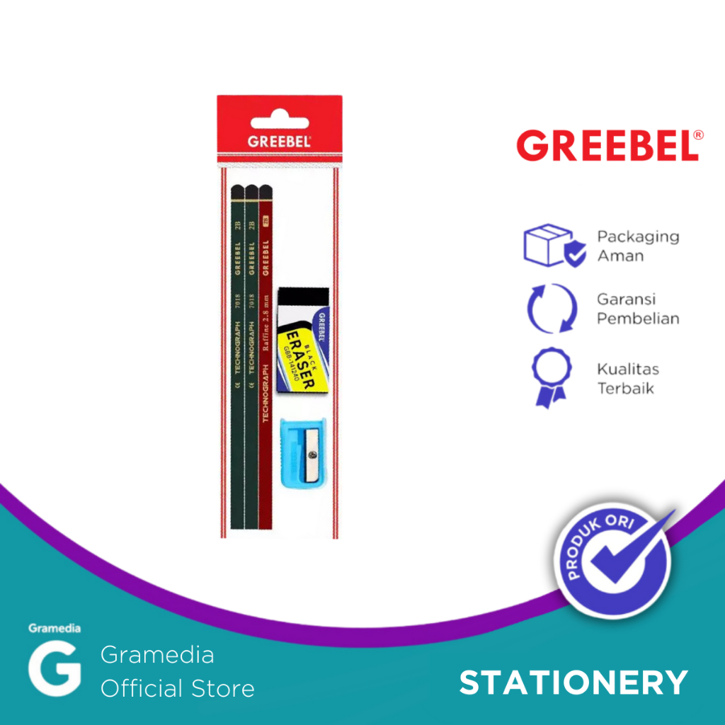

Gramedia Pekanbaru - GREEBEL STATIONERY 5 IN 1 CRD