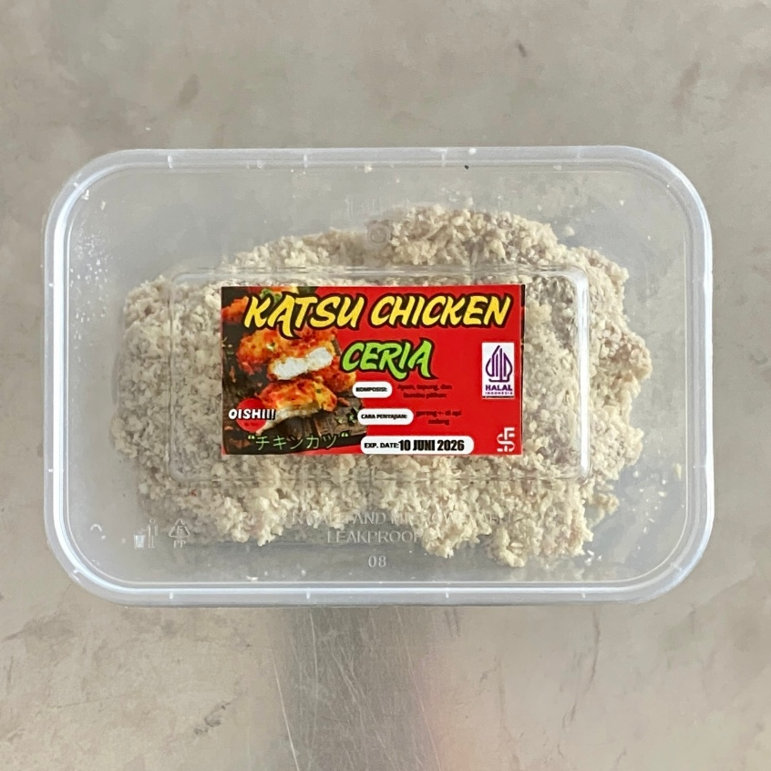

Ceria Chicken Katsu Tipis Kriuk 250gr / Ayam Katsu Ekonomis