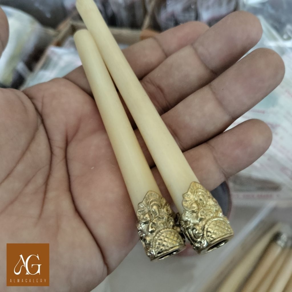 PUTRIICRAFT | pipa once / pipa rokok tulsap variasi alpaka gold
