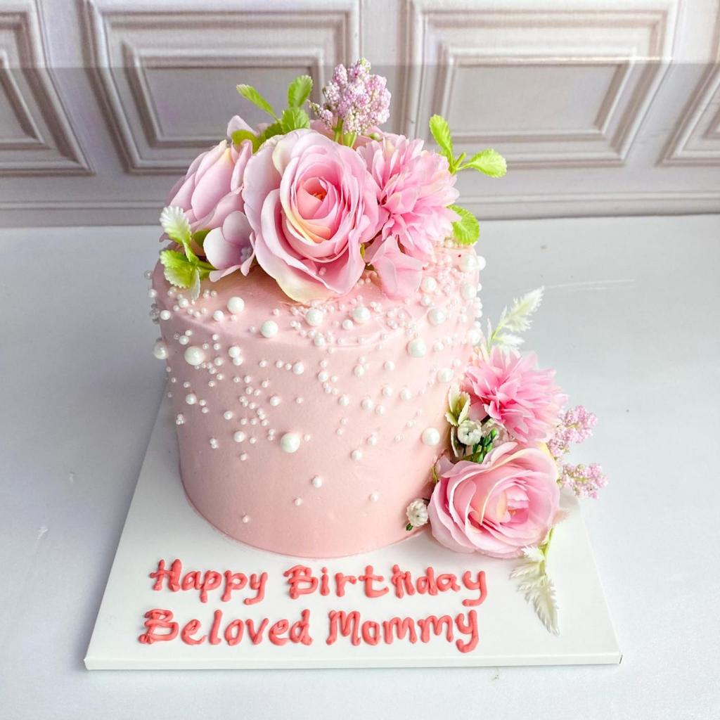 

Kue Ulang Tahun/Birthday Cake/Kue Ultah Tema Flower Pink/Kue Bunga Pink/Kue Birthday Jakarta
