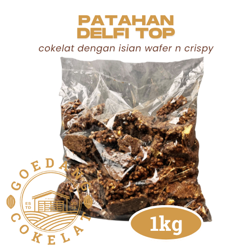 

Goedang Cokelat | Patahan DELFI TOP 1kg – Coklat Rijek asli dari pabrik delfi | coklat renyah dan coklat yang enak | Cocok untuk camilan sehari hari