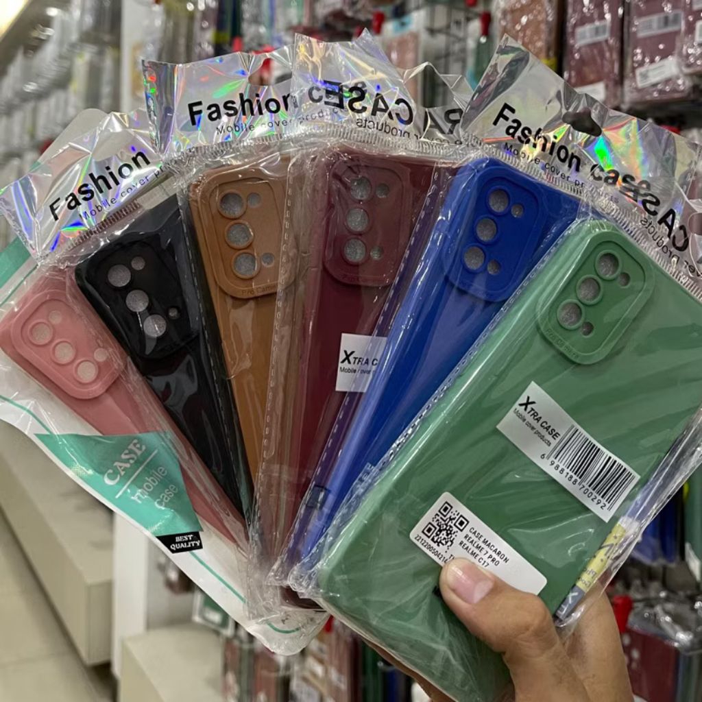 CASE REALME 7 PRO / REALME C17 MACARON SOFTCASE LEMBUT