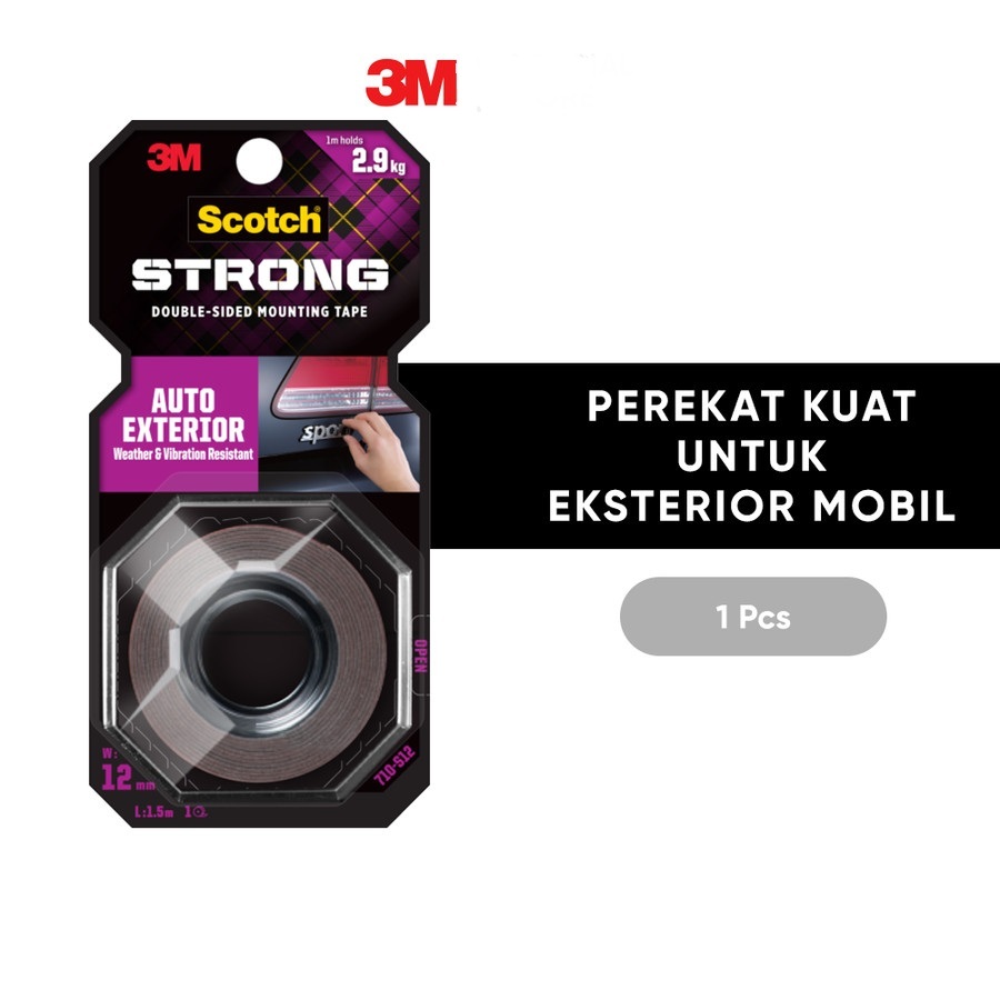 

3M Auto Exterior Mounting Tape 12mm x 1.5M