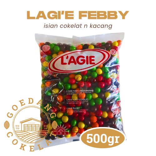 

LAGIE FEBBY WARNA 500GR – COKELAT ISI KACANG RENYAH | BALUTAN COKELAT & GULA WARNA-WARNI
