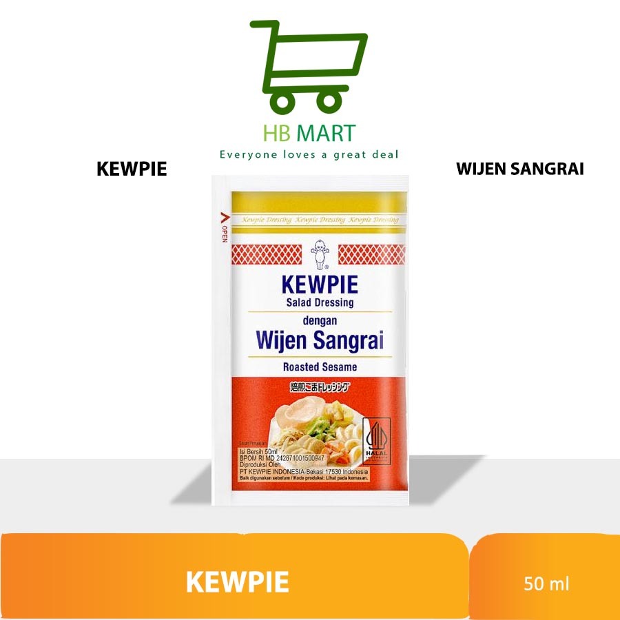

Kewpie Wijen Sangrai 50ml Salad Dressing 50 g Saus Siram Sayur BPO