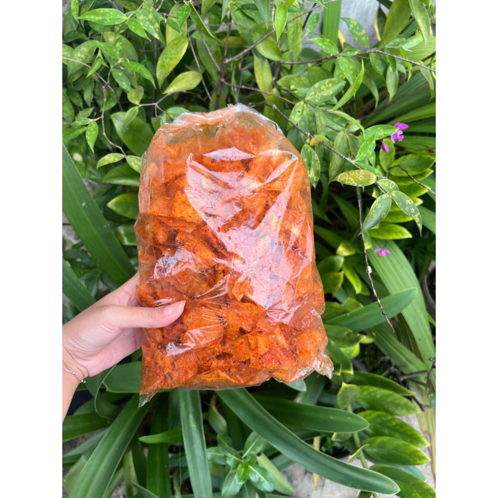 

KERIPIK SETAN - KERIPIK SINGKONG 500Gram RASA PEDAS GURIH LEZAT - Faeyza Snack