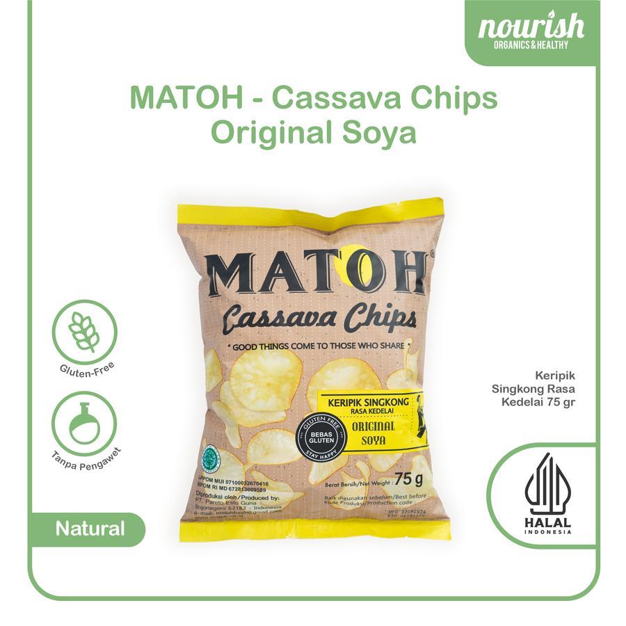 

Matoh Keripik Singkong Rasa Kedelai - Original Soya 75 Gram