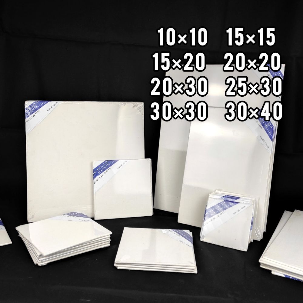 

PUTRA JAYA Artists Canvas Pad 10x10 15x15 15x20 20x20 20x30 25x30 30x30 30x40 / Kanvas Lukis Papan Panel Board Handmade
