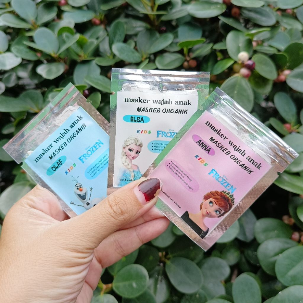 Masker Wajah anak Organik BPOM | Masker anak | Masker Pencerah wajah anak | Masker Terlaris 5gr