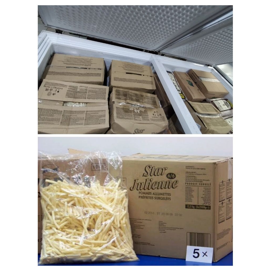 

kentang shoestring 2.5kg star juliene (mc cain)