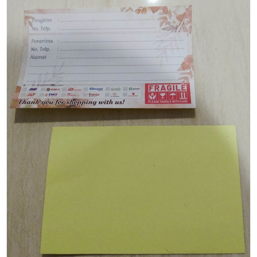 

Stiker Label Pengiriman Olshop Motif 2 Jual Perpcs