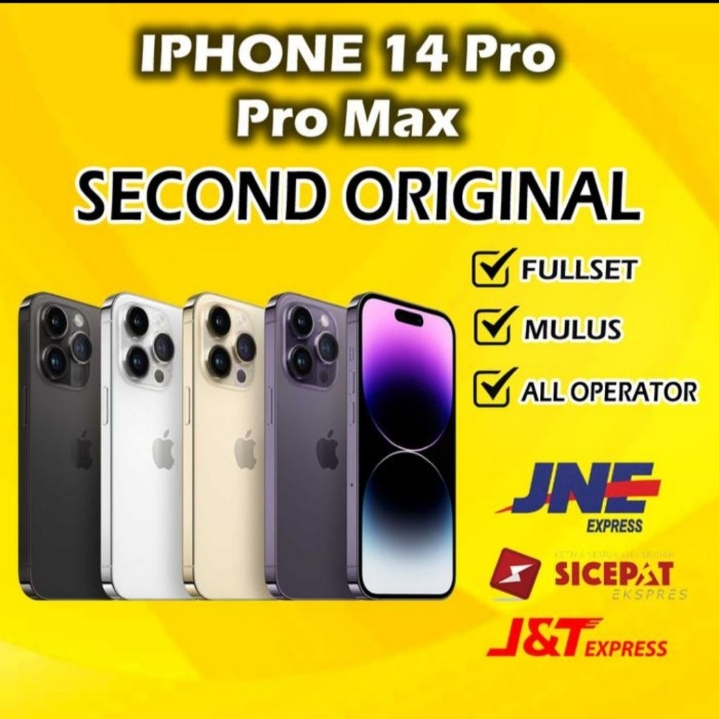 Apple IPhone 14pro 128/256/512Gb Fullset Original Bergaransi Murah.
