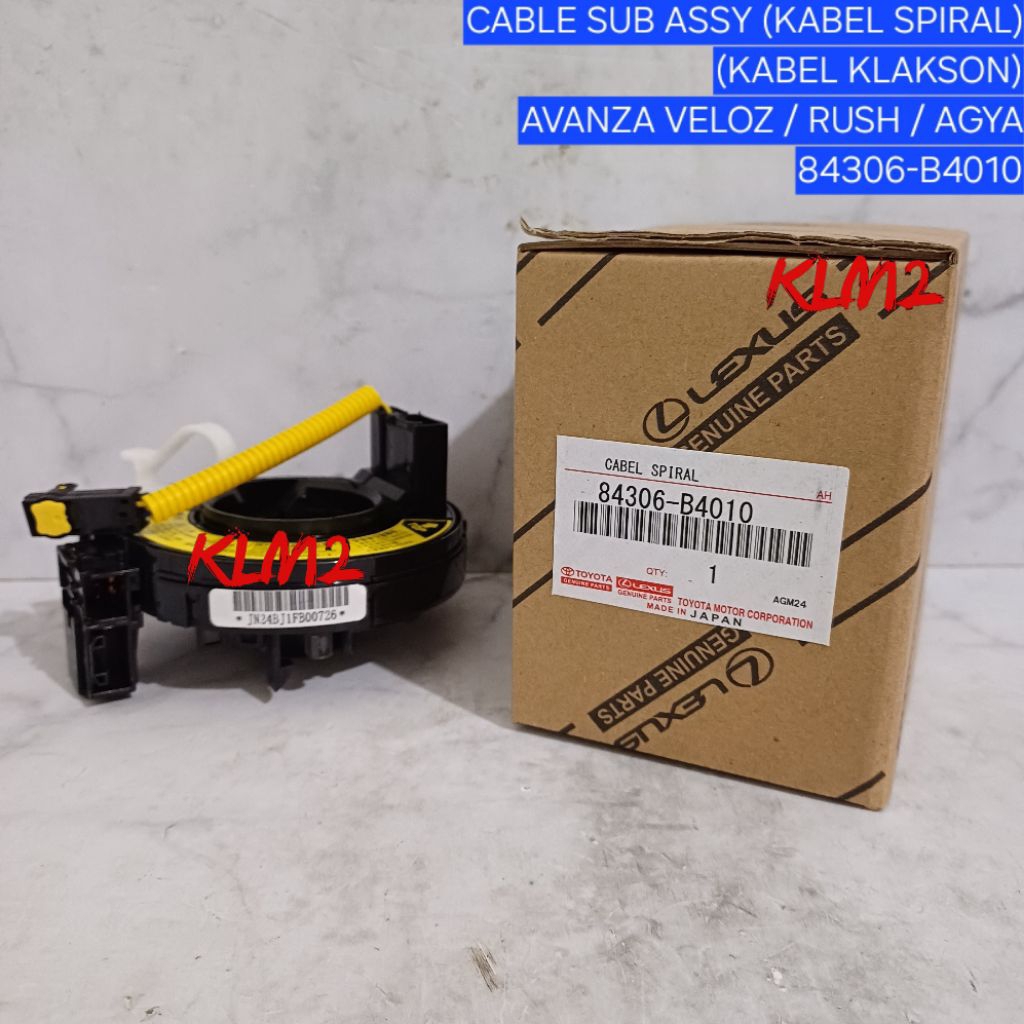 [84306-B4010] - KABEL SPIRAL - KABEL KLAKSON - CABLE SUB ASSY - (AVANZA VELOZ / RUSH / AGYA)