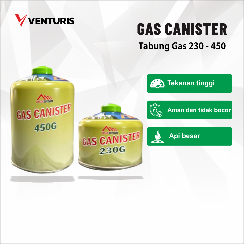 Tabung Canister Kosongan Isi 230 gram Tabung Gas Canister 450 gram tabung camping