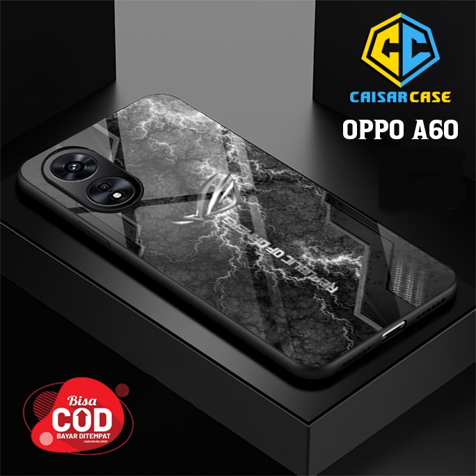 Case Hp Oppo A60 - Fashion Case Rog Casing Hp Case Murah Softcase Pelindung Belakang Hp Sarung Hp Si
