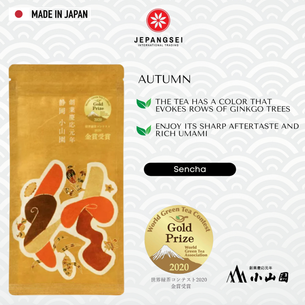 

JEPANGSEI PREMIUM Koyamaen Autumn Sencha Japanese Green Tea Teh Hijau Asli Jepang 50g 100% Original