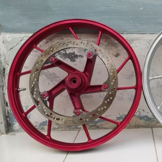 VELG  SUZUKI SATRIA FU 150 ORIGINAL FULL SET REPAINT MULUS