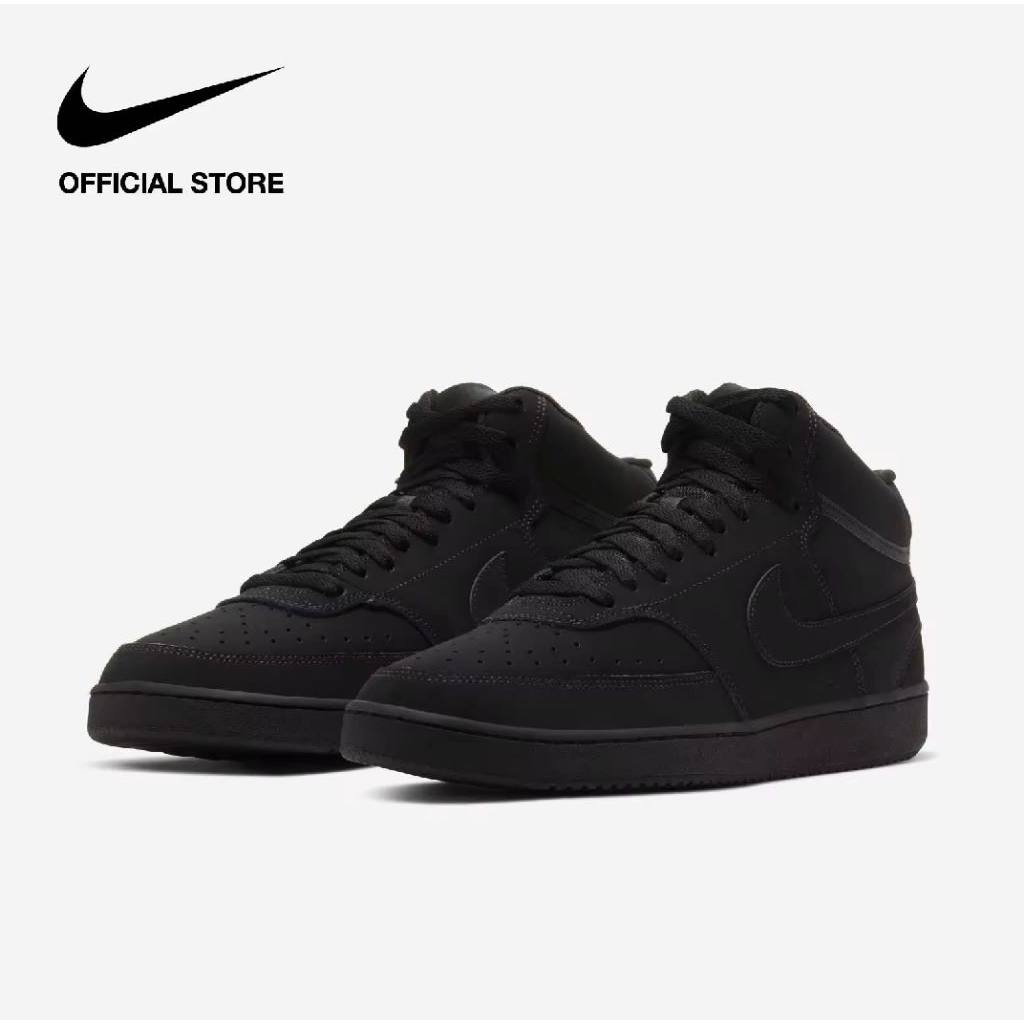 Nike Men's Court Vision Mid Shoes - Black [CU6620-001]