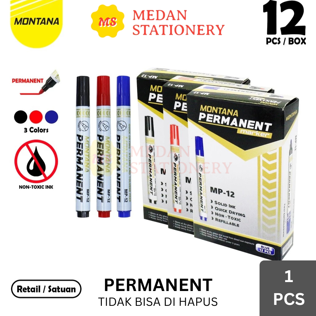 

SPIDOL PERMANENT MONTANA MARKER PER PCS
