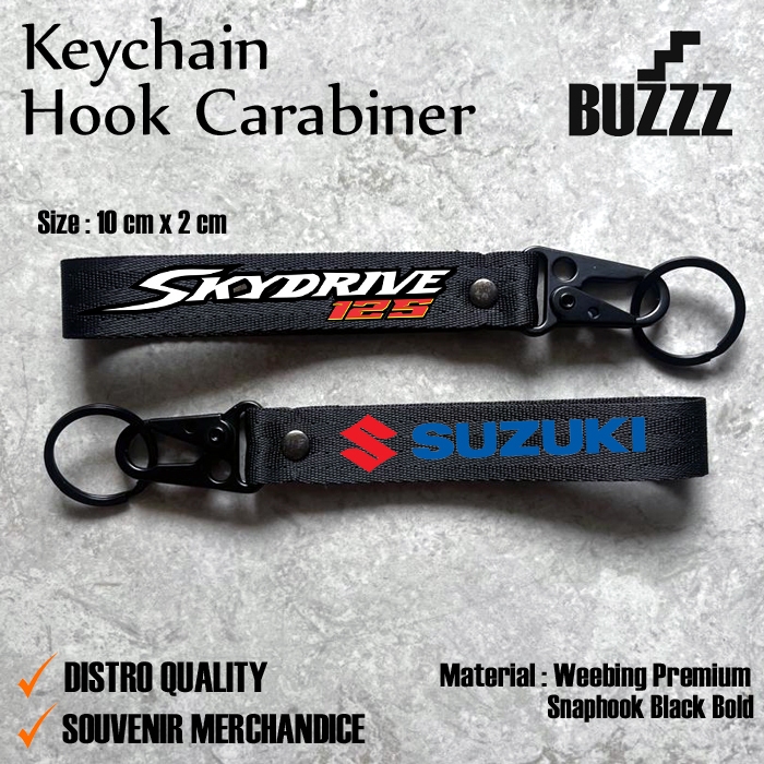 GANTUNGAN KUNCI SUZUKI SKYDRIVE -  KEYCHAIN SUZUKI SKYDRIVE 125  - CARABINER SKYDRIVE - GANTUNGAN KU