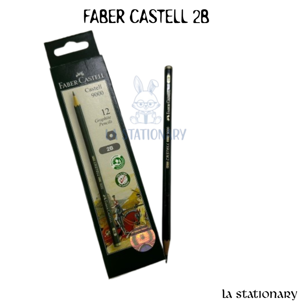 

Faber Castell Pencil 2B 12 Pcs Original
