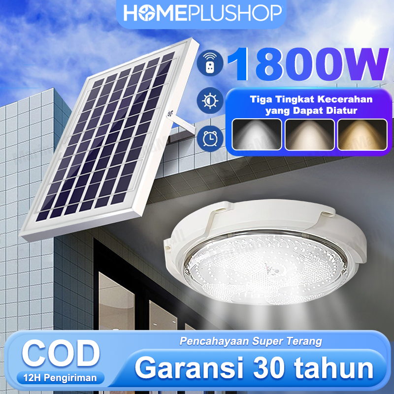 NEW PRODUCT 30 TAHUNLAMPU PANEL SURYA SOLAR CEILING LAMPU INDOOR 1800W SOLAR CELL LAMPU TENAGA SURYA