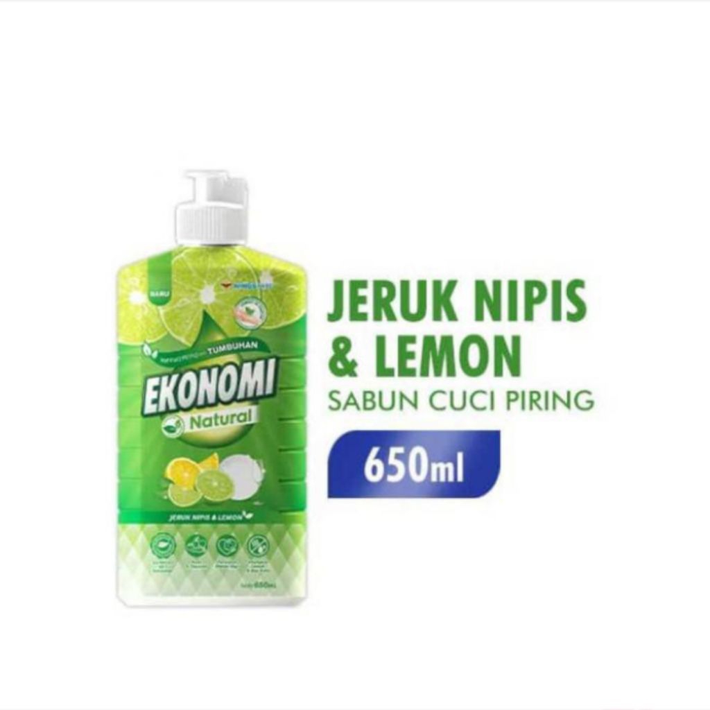 [1Karton] Sabun Cuci Piring Ekonomi Botol 650ml - Isi 12 Botol