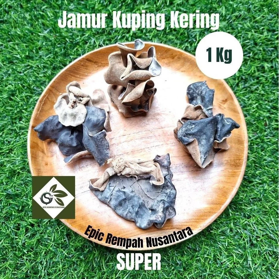 

Jamur Kuping Kering Super 1kg - 500gr Hitam Grade A
