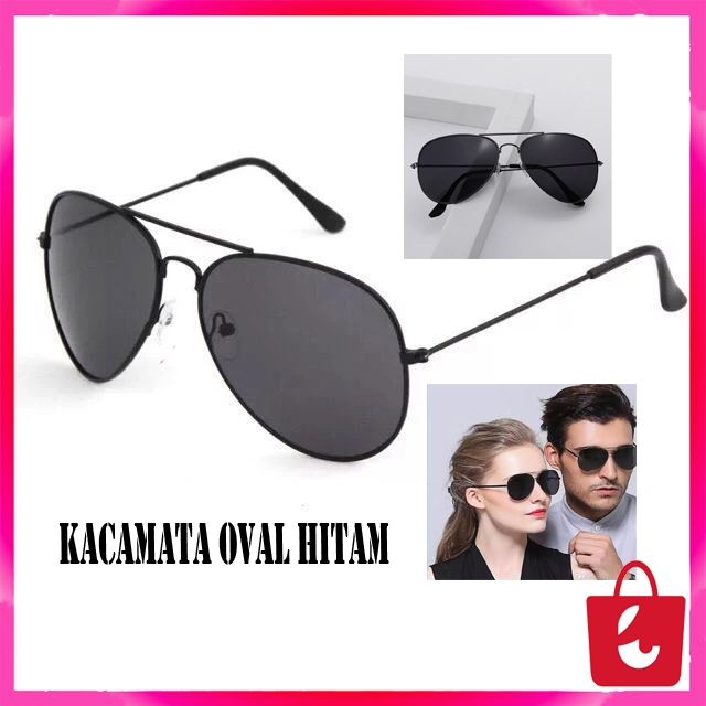 Kacamata Gaya Korea Wanita Pria Kacamata Hitam Fashion Retro Vintage Kacamata Hitam Pria Wanita