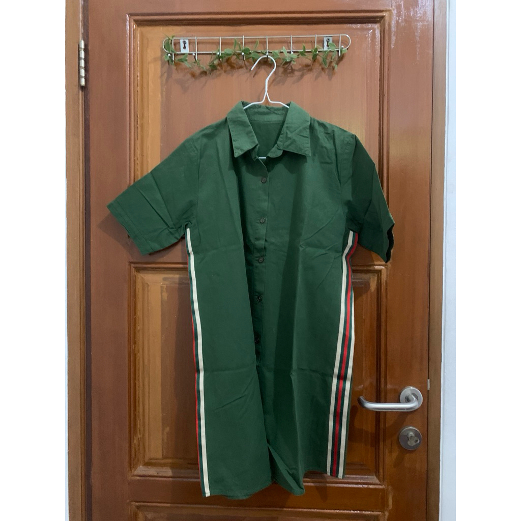 [preloved] dress hijau army