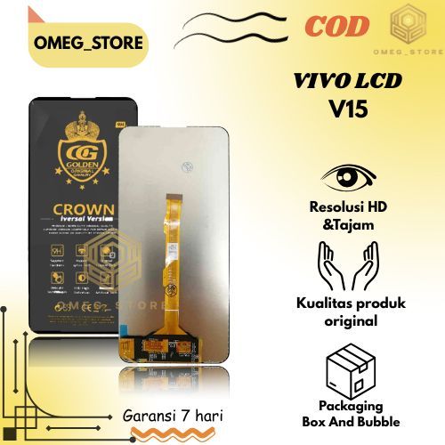 LCD GOLDEN CROWN VIVO V15 FULLSET / TOUCHSCREEN VIVO V15 1819 ORIGINAL COMPLETE TS FULLSET ORIGINAL.