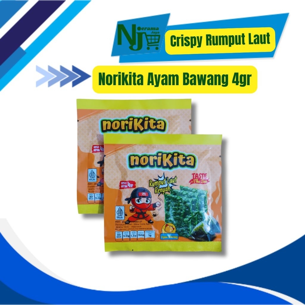 

Nori Cemilan Rumput Laut Crispy