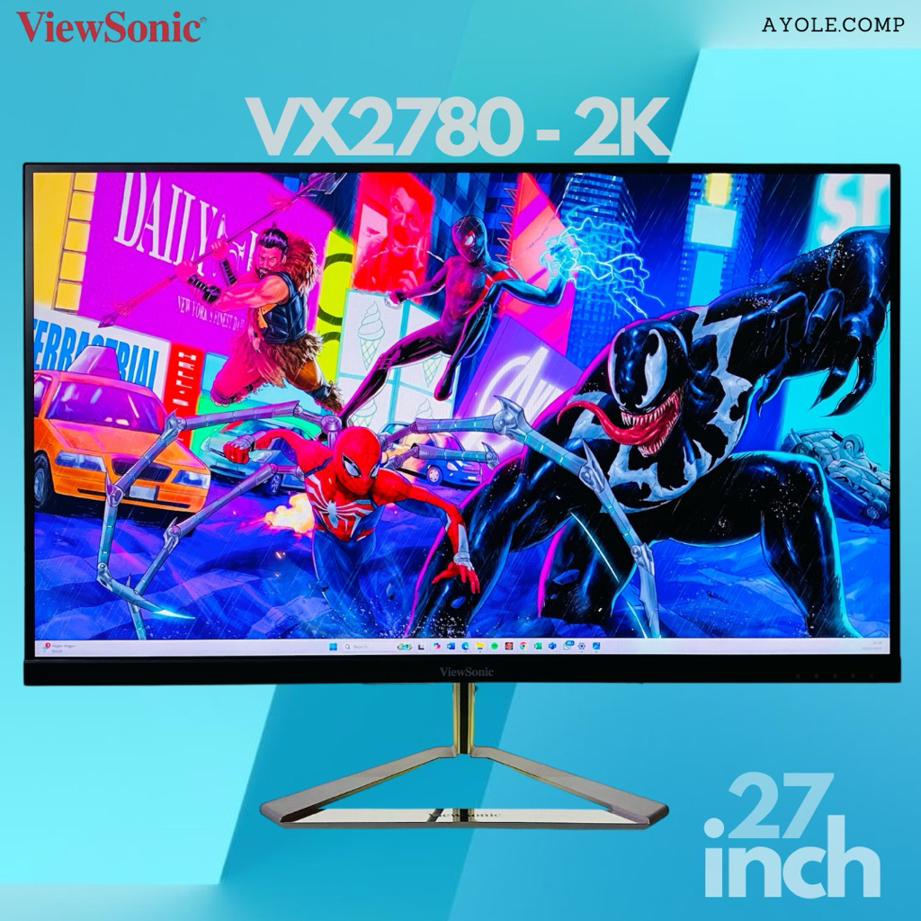 Monitor LED ViewSonic VX2780 - 2K Gaming IPS QHD 170Hz 27inch.